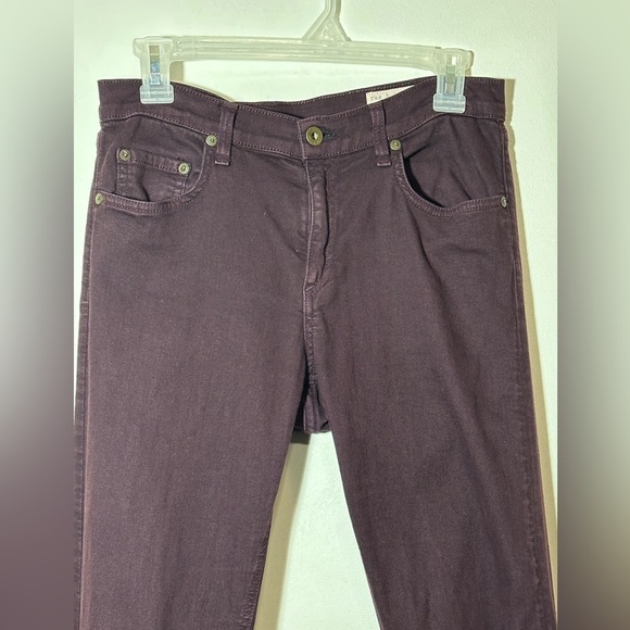 Rag & Bone The Dre Pants Size 30 in Aged Wine Color Casual Grunge Stretch - Picture 2 of 12